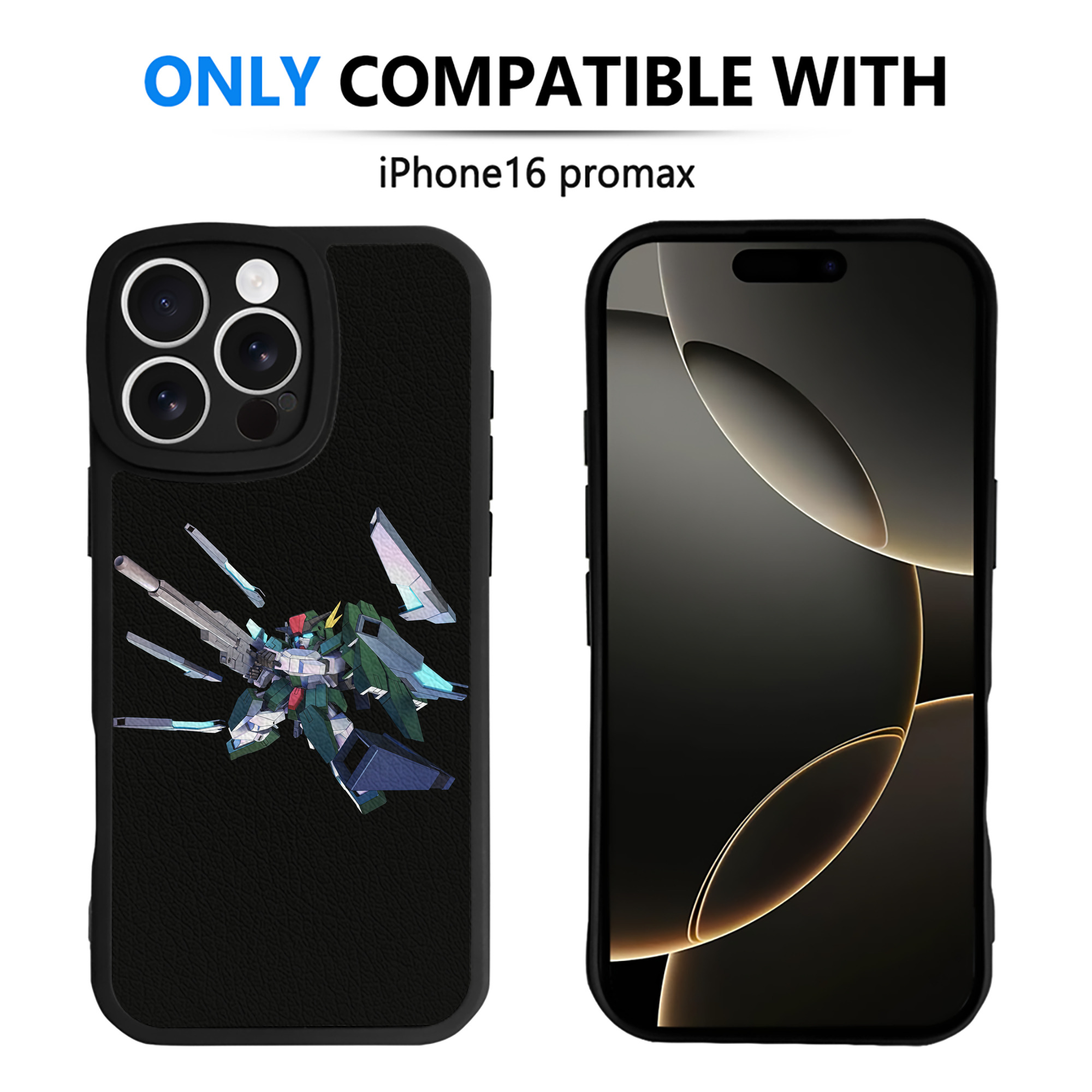 （画像用） 機動戦士ガンダム Mobile Suit Gundam 【iPhone 16シリーズ対応】シリコンスマホケース（レザー調） 材質：シリコン